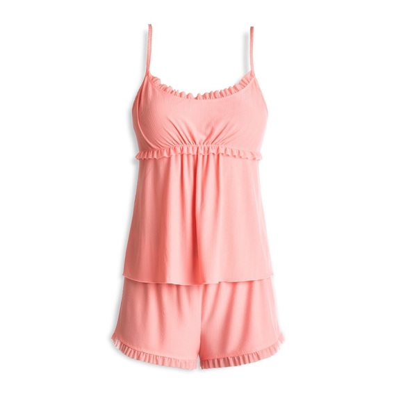 Womens SECRET TREASURES PJs Cami Sleep Set Size XS 0-2 Short And Cami Top New - Picture 1 of 7